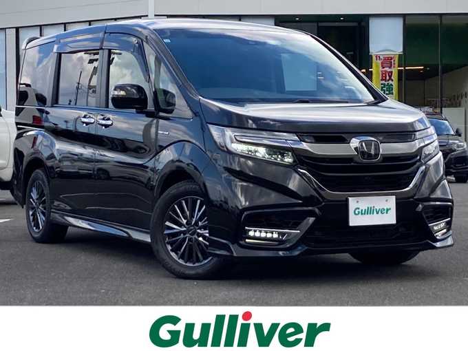 新着情報“ステップワゴンe:HEVモデューロX ホンダセンシング”2019年式プレミアムスパークルブラックパール入荷しました！
