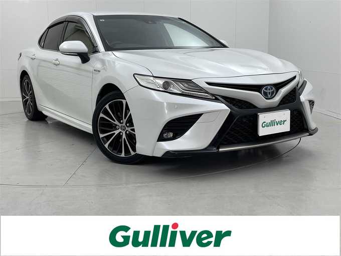 新着情報“カムリWSレザーパッケージ”2019年式プラチナホワイトパールマイカ入荷しました！