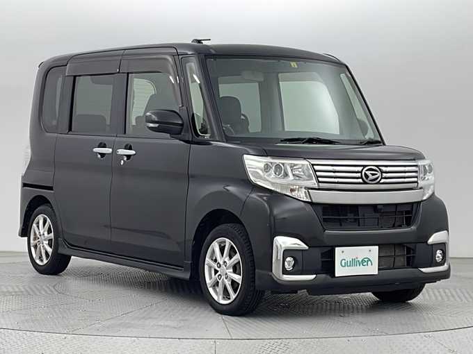 新着情報“タントカスタムX”2018年式ブラックマイカメタリック入荷しました！