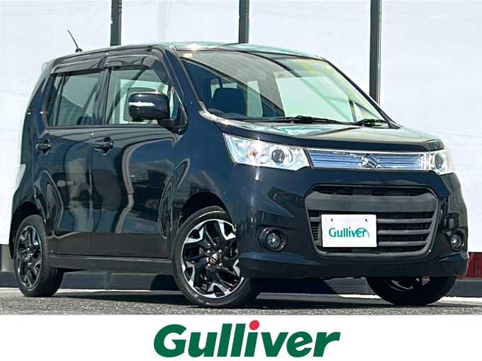 新着情報“ワゴンＲスティングレーT（レーダーブレーキサポート装着車）”2014年式ブルーイッシュブラックパール3入荷しました！
