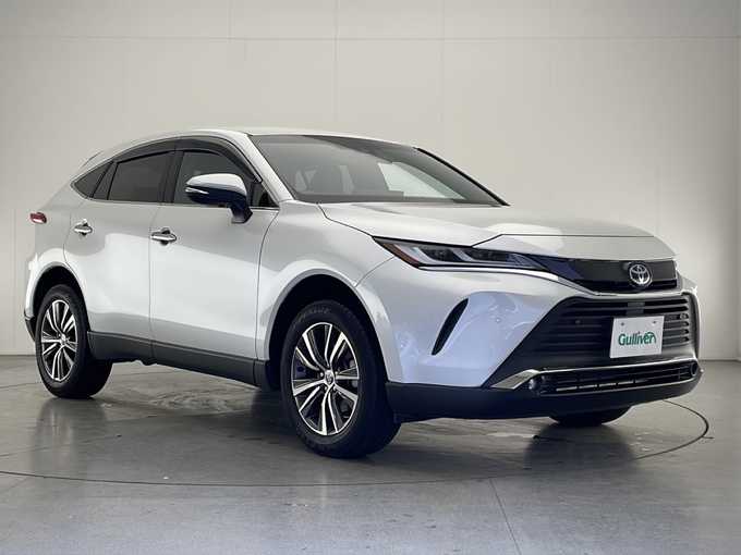 新着情報“ハリアーハイブリッドG”2023年式プラチナホワイトパールマイカ入荷しました！