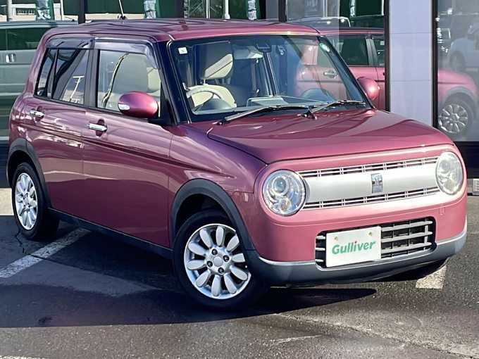 新着情報“アルトラパンX 全方位モニター付メモリーナビゲーション装着車”2015年式カシスピンクパールメタリック入荷しました！