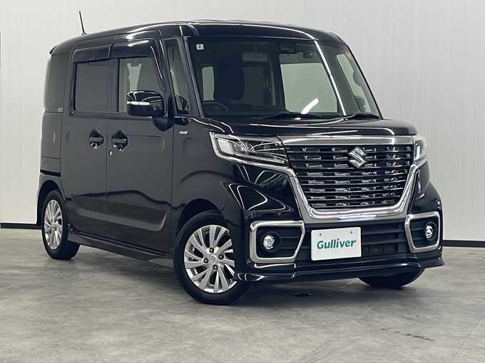 新着情報“スペーシアカスタムハイブリッドGS”2020年式ブルーイッシュブラックパール3入荷しました！