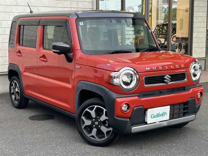 新着情報“ハスラーハイブリッドXターボ”2020年式バーミリオンオレンジ/ガンメタリック2トーン入荷しました！