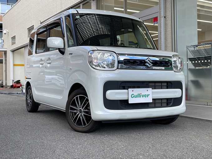 新着情報“スペーシアハイブリッドG”2019年式ピュアホワイトP入荷しました！