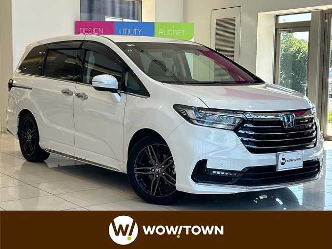 新着情報“オデッセイハイブリッドe:HEVアブソルート・EX”2021年式プラチナホワイトパール入荷しました！