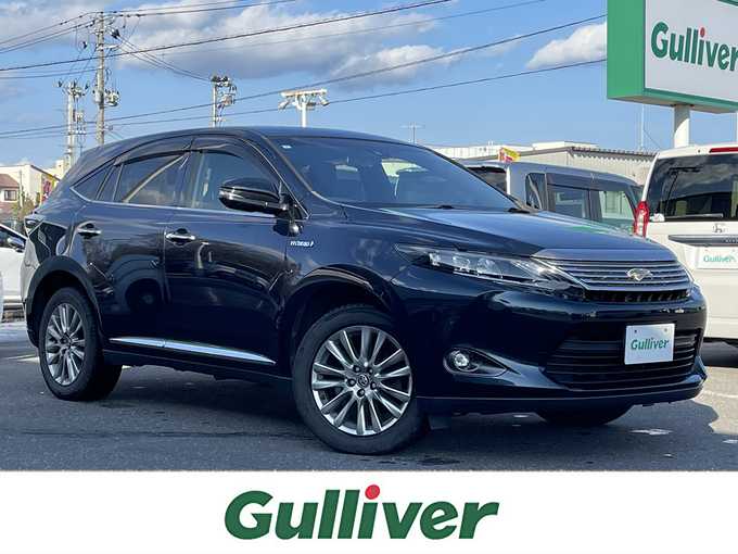 新着情報“ハリアーハイブリッドプレミアム”2015年式ブラッキッシュアゲハガラスフレーク入荷しました！