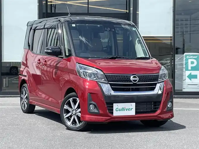 新着情報“デイズルークスハイウェイスター X Vセレクション”2017年式スパークリングレッド/ブラック入荷しました！