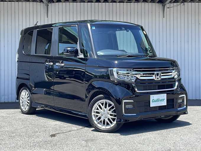新着情報“Ｎ－ＢＯＸカスタムLターボ”2021年式クリスタルブラックパール入荷しました！