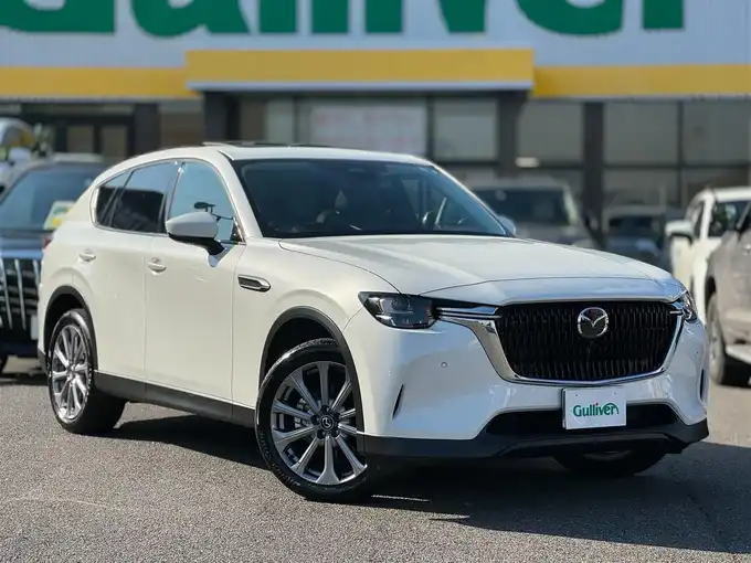 新着情報“ＣＸ－６０XD Lパッケージ”2023年式ロジウムホワイトプレミアムメタリック入荷しました！