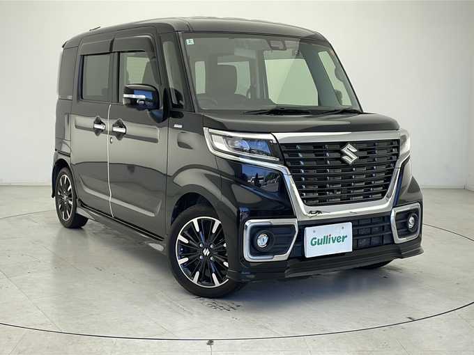 新着情報“スペーシアカスタムハイブリッドXS”2018年式ブルーイッシュブラックパール3入荷しました！