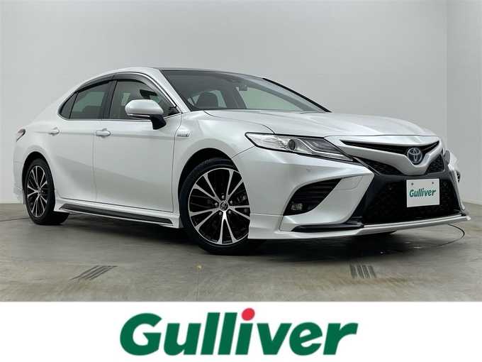 新着情報“カムリWSレザーパッケージ”2019年式プラチナホワイトパールマイカ入荷しました！