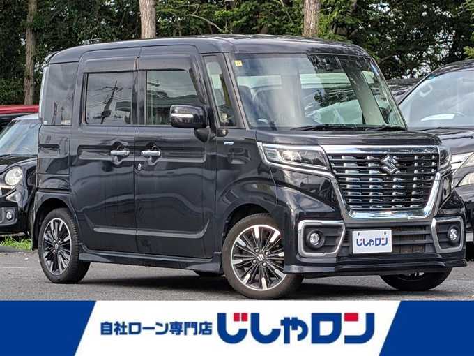 新着情報“スペーシアカスタムハイブリッドXSターボ”2018年式ブルーイッシュブラックパール3入荷しました！