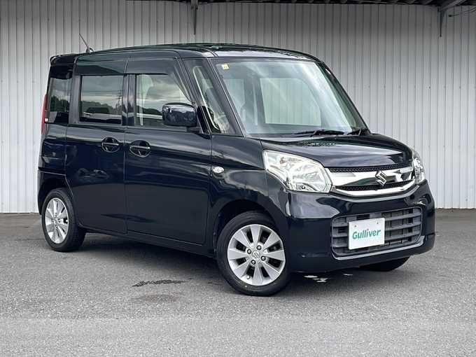 新着情報“スペーシアG デュアルカメラブレーキサポート装着車”2016年式ブルーイッシュブラックパール3入荷しました！
