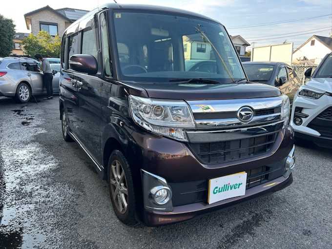 新着情報“タントカスタムX”2014年式プラムブラウンクリスタルマイカ入荷しました！