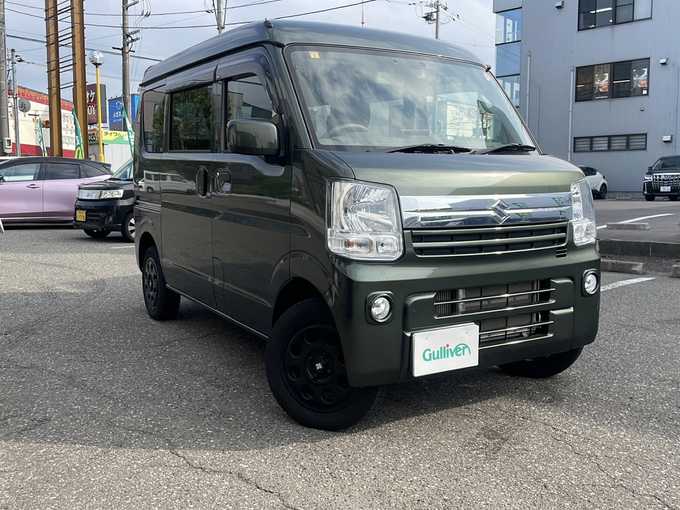 新着情報“エブリイジョインターボ”2021年式クールカーキPM入荷しました！