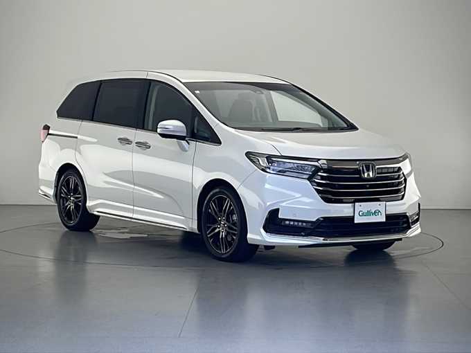 新着情報“オデッセイハイブリッドe:HEVアブソルート・EX”2021年式プラチナホワイトパール入荷しました！