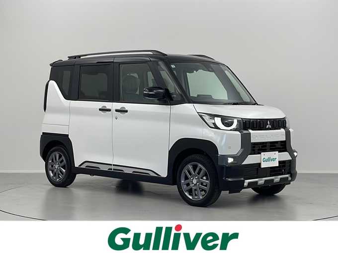 新着情報“デリカミニT プレミアム”2025年式アメジストブラック/シルキーホワイト入荷しました！