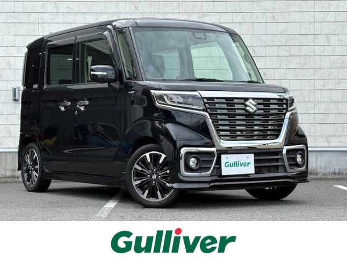 新着情報“スペーシアカスタムハイブリッドXS 衝突被害軽減ブレーキ非装着車”2018年式ブルーイッシュブラックパール3入荷しました！