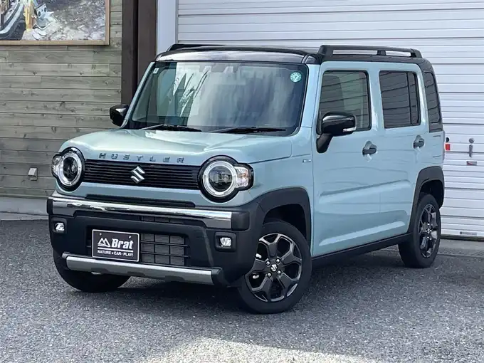 新着情報“ハスラータフワイルドターボ”2024年式オフブルーメタリック/ブラック 2トーン入荷しました！