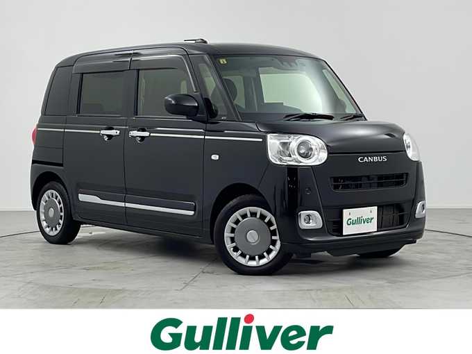 新着情報“ムーヴキャンバスセオリーGターボ eco IDLE非装着車”2023年式ブラックマイカメタリック入荷しました！