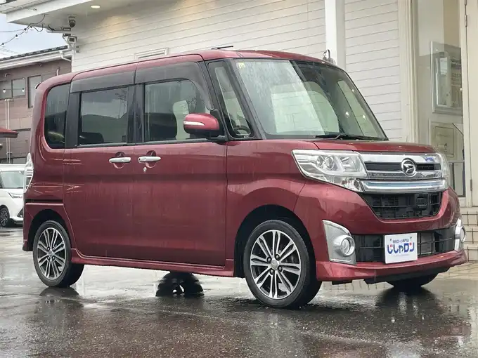 新着情報“タントカスタムRS SA”2014年式ファイアークォーツレッドM入荷しました！