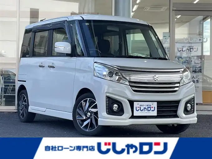 新着情報“スペーシアカスタムXS”2016年式クリスタルホワイトP入荷しました！