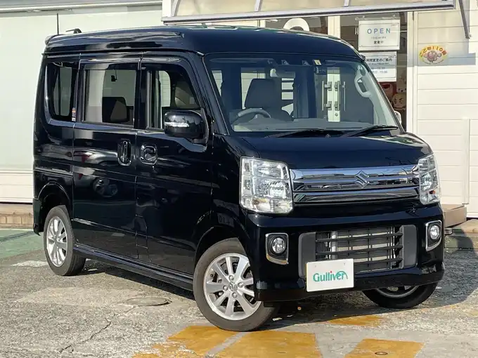 新着情報“エブリイワゴンPZターボスペシャル ハイルーフ”2022年式ブルーイッシュブラックパール3入荷しました！
