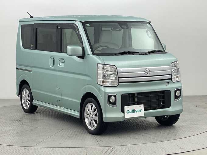 新着情報“エブリイワゴンPZターボ 標準ルーフ”2017年式ガーデニングアクアM入荷しました！