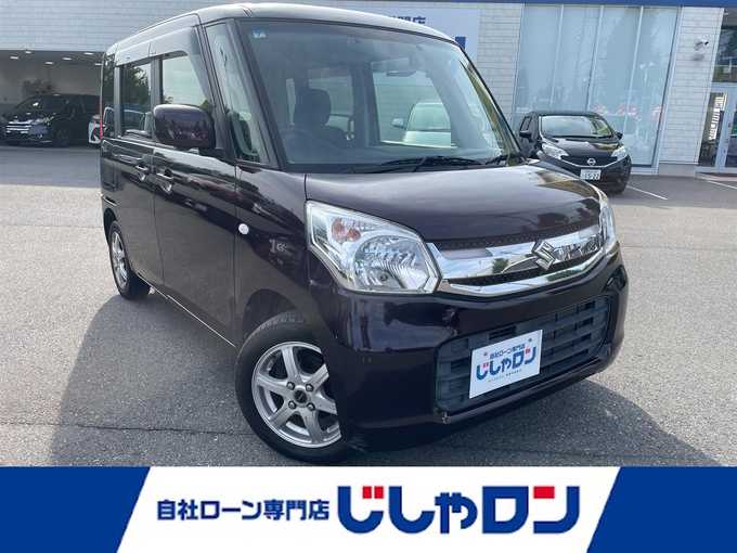 新着情報“スペーシアGリミテッド 全方位モニター付メモリーナビゲーション装着車”2017年式ムーンライトバイオレットPM入荷しました！