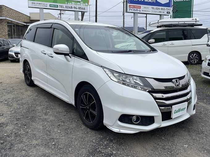 新着情報“オデッセイアブソルート・Xホンダセンシングアドバンスドパッケージ”2016年式ホワイトオーキッドパール入荷しました！