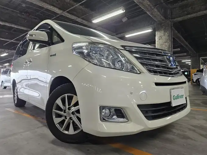 新着情報“アルファードハイブリッドハイブリッドG”2013年式ゴールドパールクリスタルシャイン入荷しました！