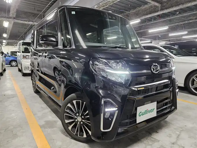 新着情報“タントカスタムRS”2019年式ブラックマイカメタリック入荷しました！