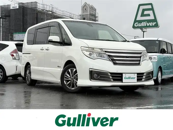 新着情報“セレナライダー ブラックライン S－ハイブリッド アドバンスドセーフティパッケージ”2014年式ブリリアントホワイトパール入荷しました！