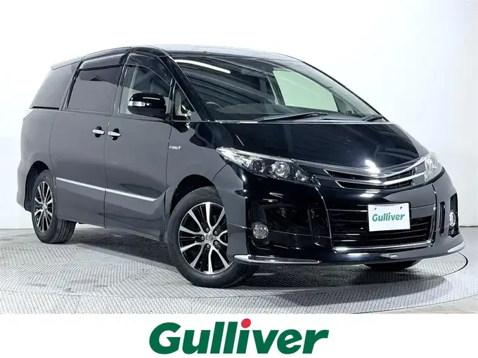 新着情報“エスティマハイブリッドアエラス プレミアムエディション”2014年式ブラック入荷しました！