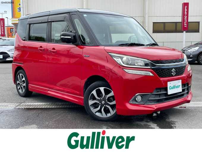 新着情報“ソリオバンディットハイブリッドSV デュアルカメラブレーキサポート装着車”2017年式ファーベントレッド/スーパーブラックパール入荷しました！