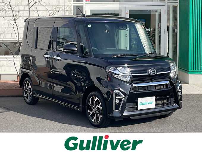 新着情報“タントカスタムX”2022年式ブラックマイカメタリック入荷しました！
