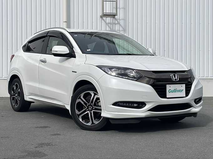 新着情報“ヴェゼルハイブリッドZ・ホンダセンシング”2016年式ホワイトオーキッドパール入荷しました！