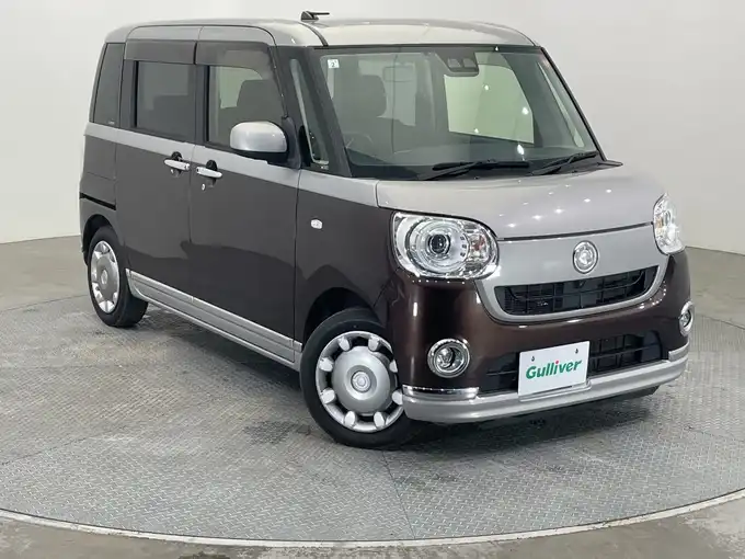 新着情報“ムーヴキャンバスGブラックインテリアリミテッド SAⅢ”2019年式スムースグレーマイカメタリック/プラムブラウンクリスタルマイカ 2トーン入荷しました！