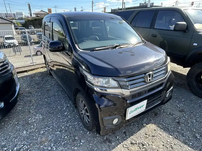 新着情報“Ｎ－ＷＧＮカスタムG・Aパッケージ”2014年式プレミアムゴールドパープルパール入荷しました！