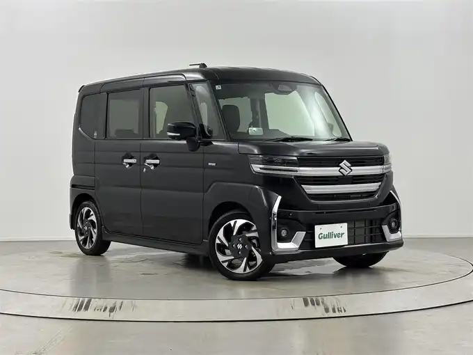 新着情報“スペーシアカスタムハイブリッドXSターボ”2025年式ブルーイッシュブラックパール3入荷しました！