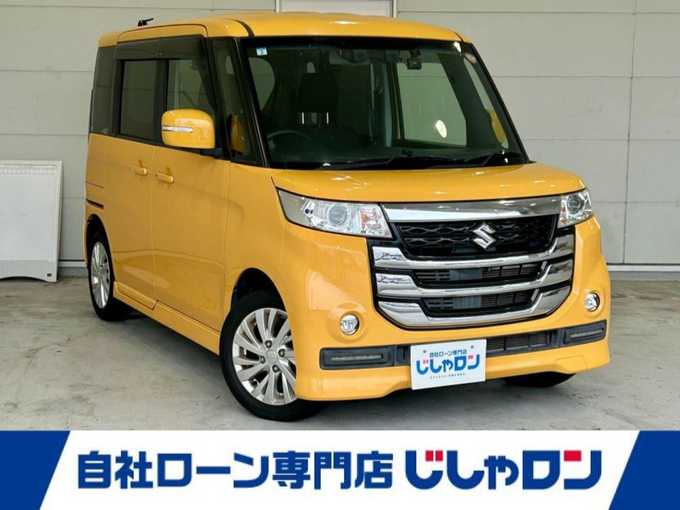 新着情報“スペーシアカスタムＺベースグレード デュアルカメラブレーキサポート ユーティリティーパッケージ装着車”2017年式アクティブイエロー入荷しました！