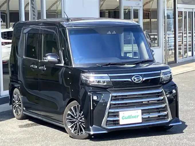 新着情報“タントカスタムRS”2022年式ブラックマイカメタリック入荷しました！