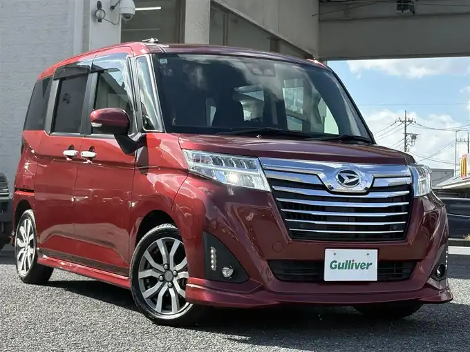 新着情報“トールカスタムG ターボ SAⅢ”2020年式ファイアークォーツレッドM入荷しました！