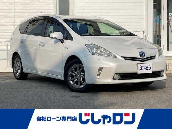 新着情報“プリウスαG チューン ブラック”2014年式ホワイトパールクリスタルシャイン入荷しました！