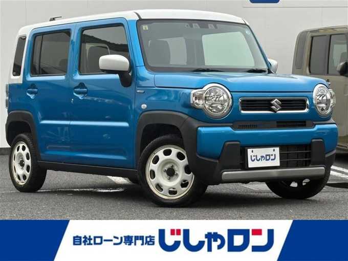 新着情報“ハスラーハイブリッドG スズキセーフティサポート非装着車”2021年式ブリスクブルーメタリック/ホワイト2トーンルーフ入荷しました！
