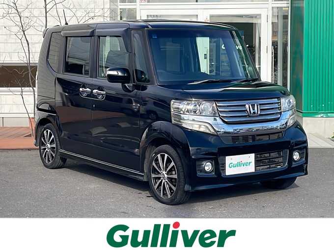 新着情報“Ｎ－ＢＯＸカスタムG・Lパッケージ”2013年式クリスタルブラックパール入荷しました！