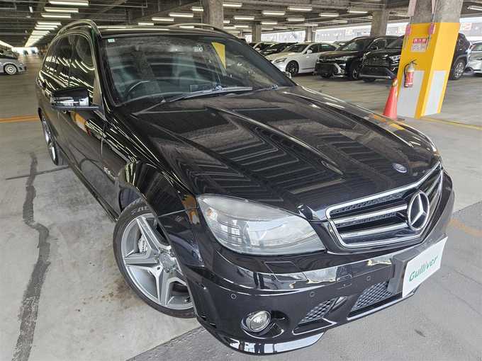 新着情報“ＣクラスステーションワゴンC63 AMG ステーションワゴン”2008年式オブシディアンブラック入荷しました！