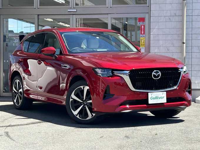 新着情報“ＣＸ－６０XD－ハイブリッド エクスクルーシブモダン”2023年式ソウルレッドクリスタルM入荷しました！