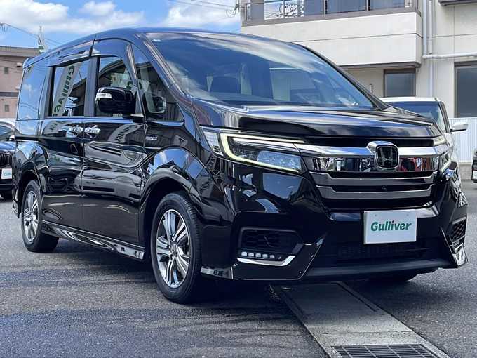 新着情報“ステップワゴンスパーダスパーダハイブリッド G ホンダセンシング”2019年式プレミアムスパークルブラックパール入荷しました！